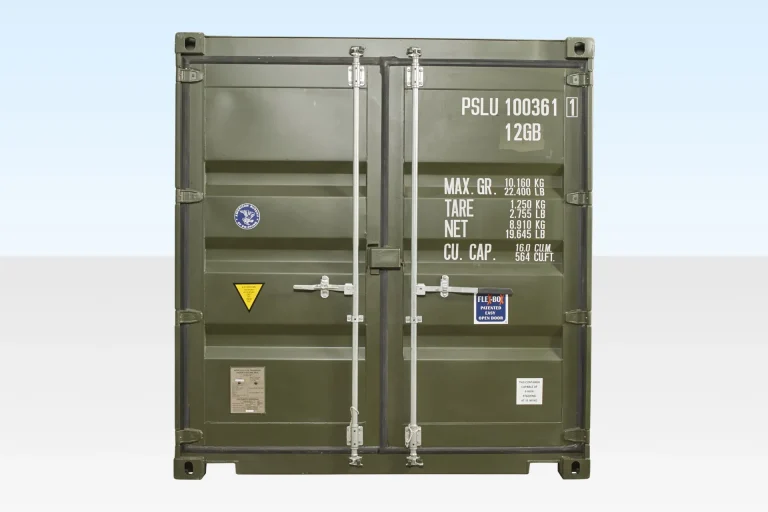 10ft x 8ft Shipping Container (One Trip) Green for Sale