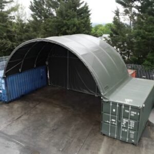 20-x-20ft-Container-Shelter-6-x-6m-Shade-Cloth-PVC 20ft x 20ft Container Shelter (6m x 6m) Shade Cloth PVC for Sale