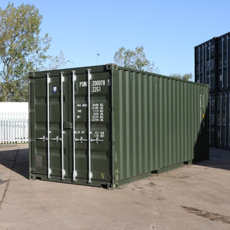 20ft Shipping Container (One Trip) Dark Green for Sale