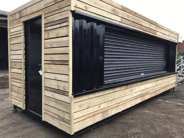 20ft x 8ft Cladded Food and Drink Outlet Container for Sale