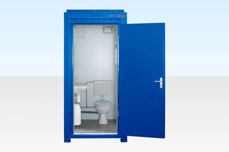 5ft x 4ft Single Mains Toilet (Blue) for Sale