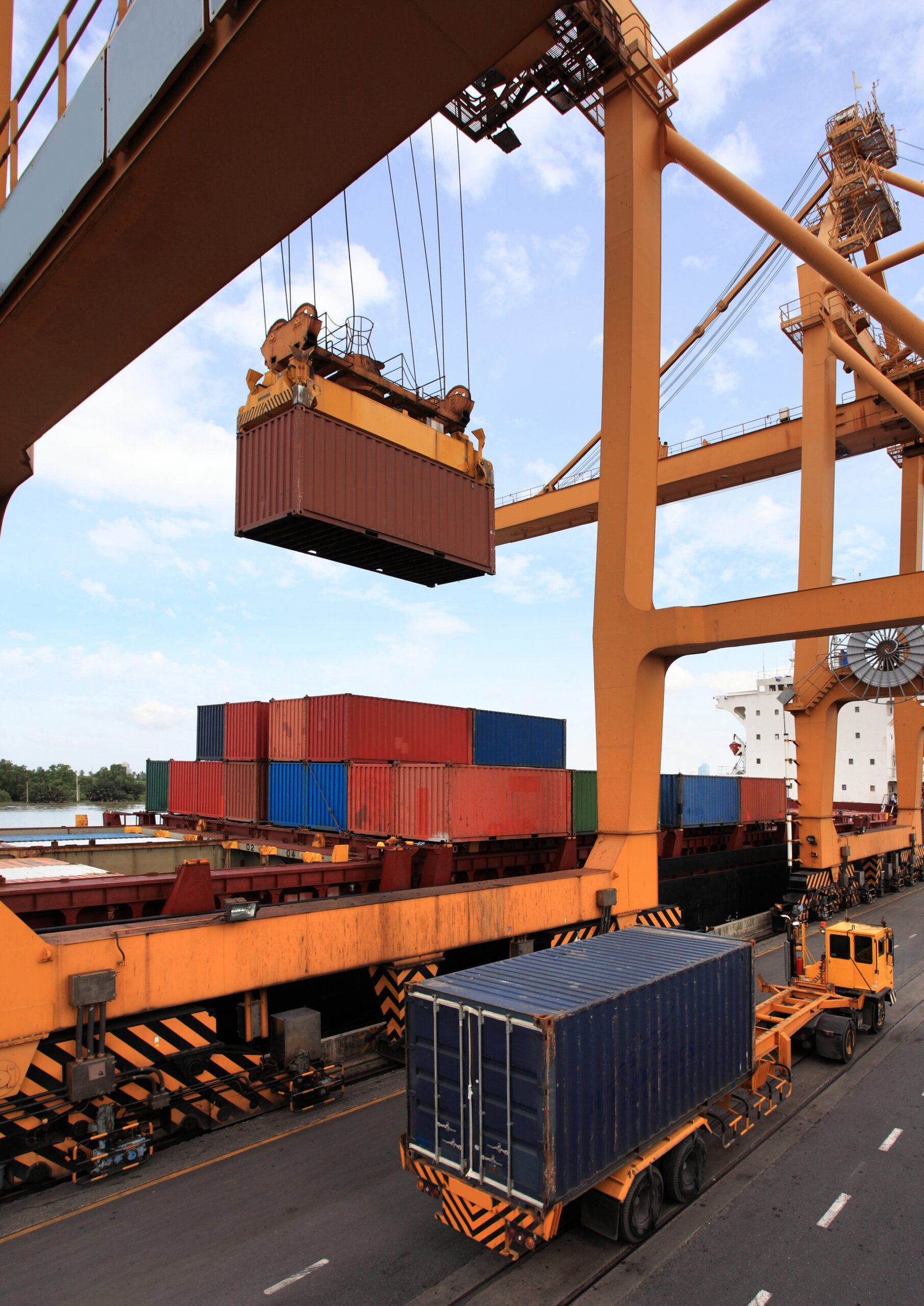Shipping containers ready for delivery